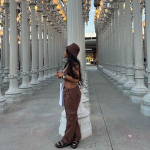 Size: S-M Brown Baggy Pants